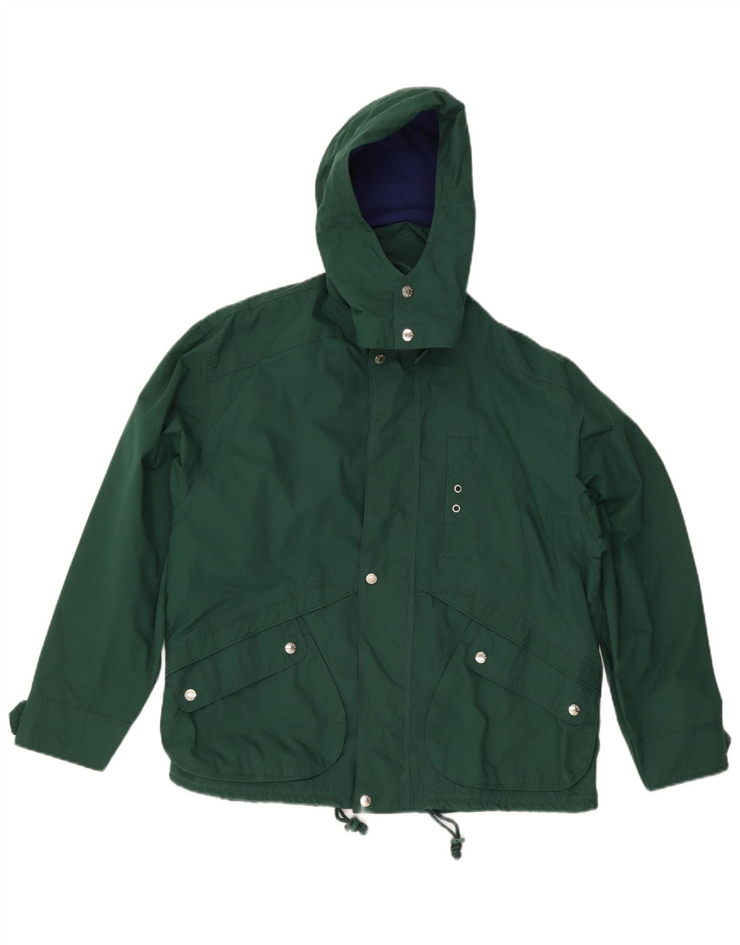 OXER Herren-Windbreakerjacke mit Kapuze, UK 38, Mittelgrün, Polyester