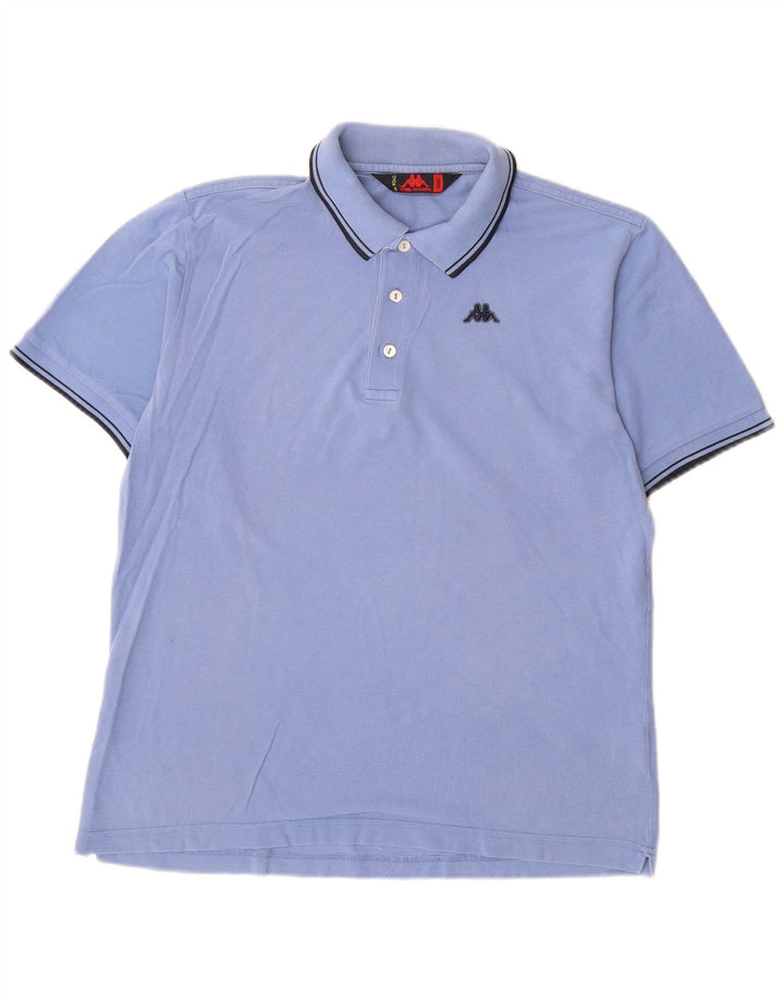 Kappa Herren La Polo Poloshirt, kleine blaue Baumwolle