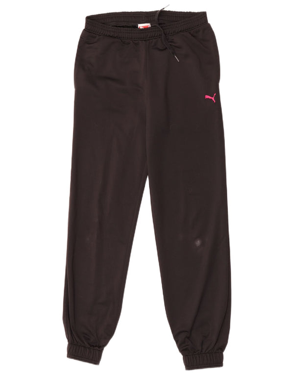 Puma Mädchen-Trainingshose, Jogginghose, 13–14 Jahre, schwarzes Polyester