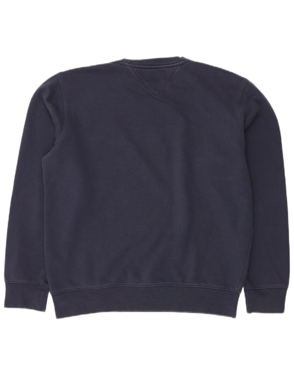 TOMMY HILFIGER Herren Sweatshirt Pullover Große Marineblaue Baumwolle