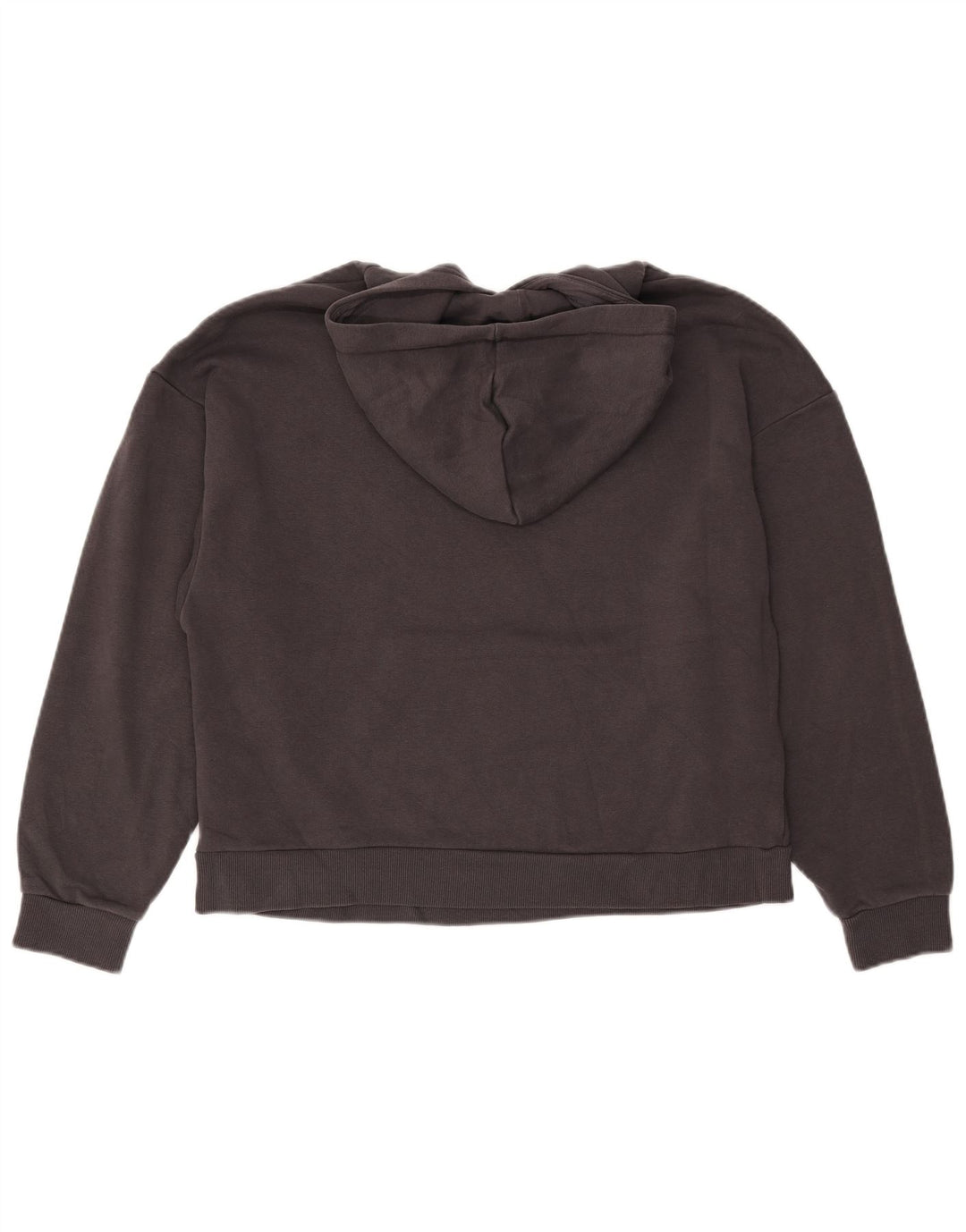 PUMA Damen Übergroßer Kapuzenpullover UK 16 Large Graue Baumwolle