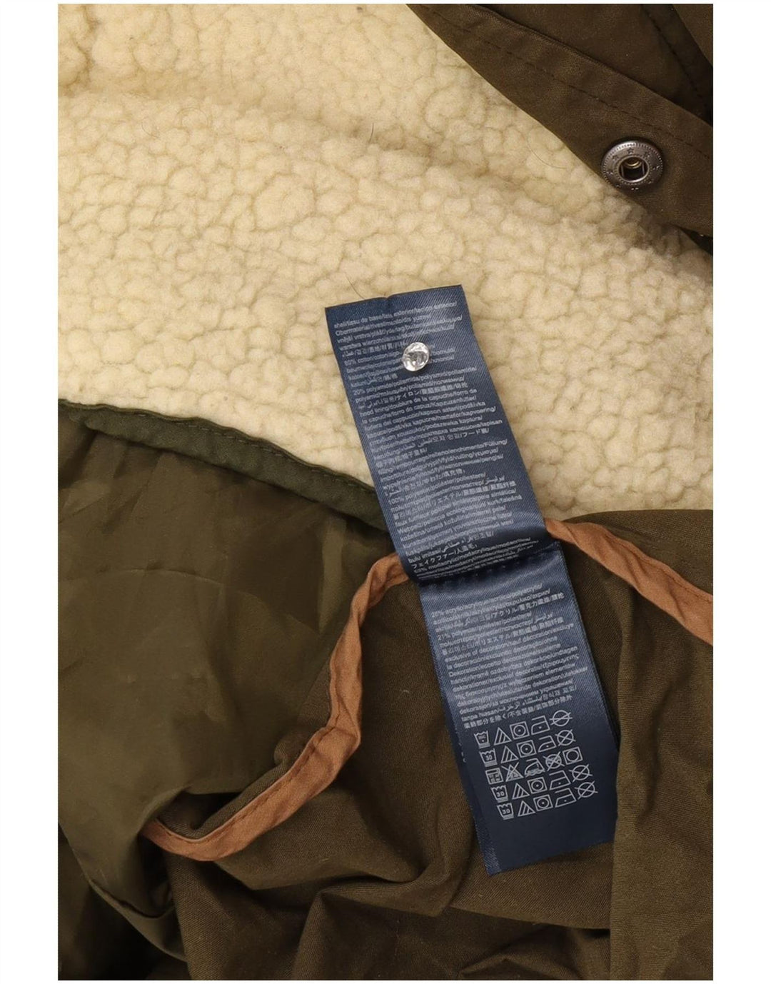 Tommy Hilfiger Herren-Parka mit Kapuze, UK 44, 2XL, Khaki, Polyester