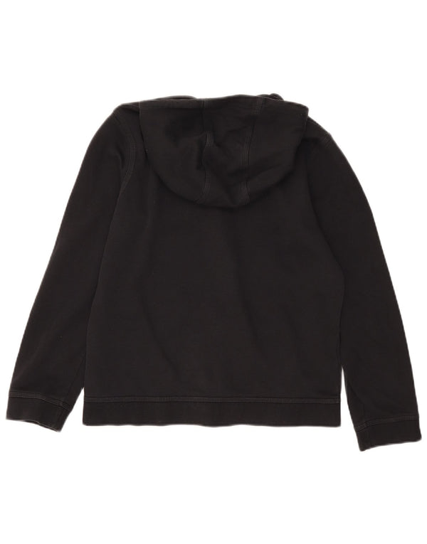 Nike Jungen-Kapuzenpullover mit Reißverschluss, 12–13 Jahre, groß, schwarze Baumwolle