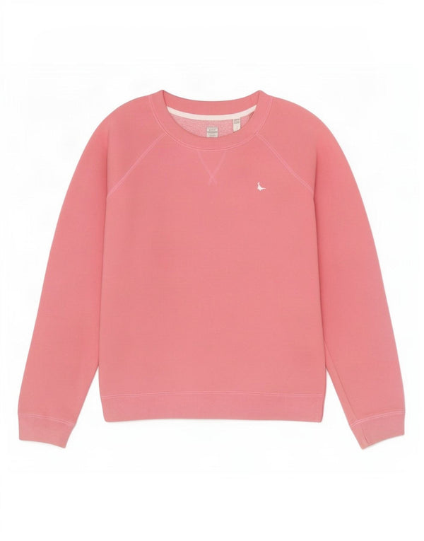 Jack Wills Damen-Sweatshirt in Übergröße, Größe S, Größe S, Rosa, Baumwolle