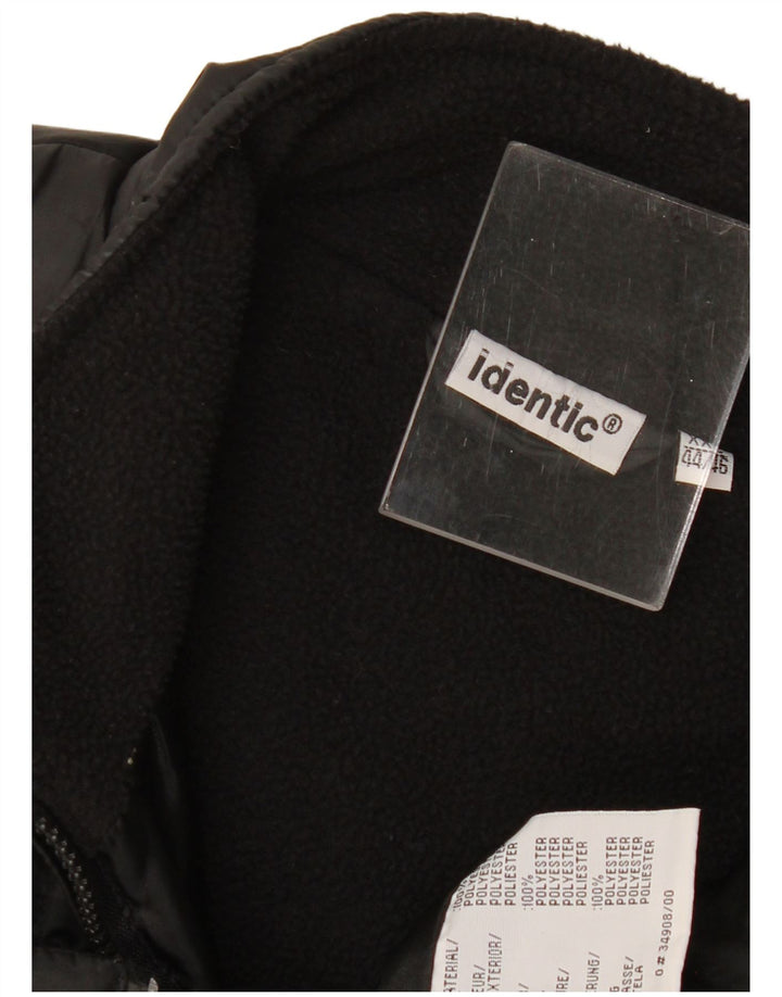 Identic Herren Wattierte Weste UK 44 2XL Schwarz Polyester