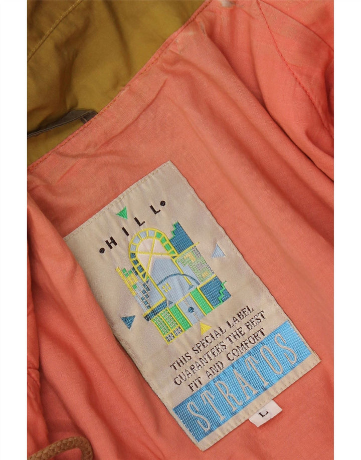 Stratos Herren Bomberjacke UK 40 Large Khaki Polyester