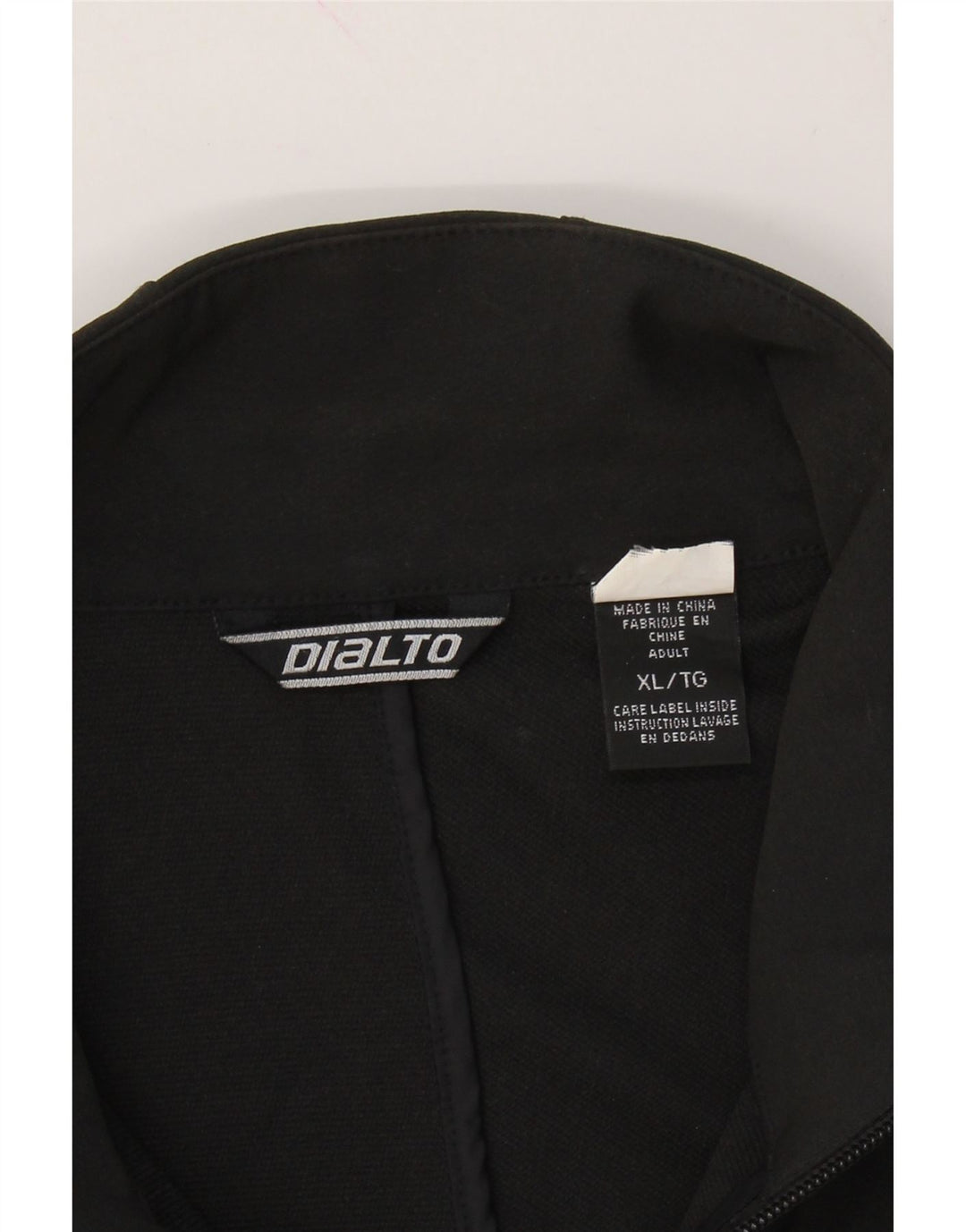 DIALTO Womens Windbreaker Jacket UK 18 XL Black Polyester Vintage Dialto and Second-Hand Dialto from Messina Hembry 