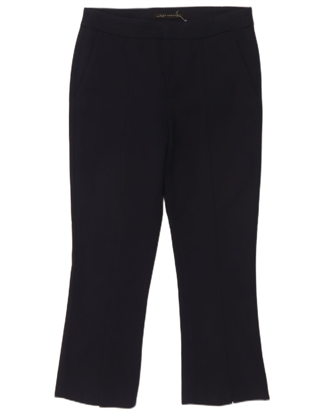 Zara Bootcut-Chinohose für Damen, Größe S, W29, L26, Marineblau