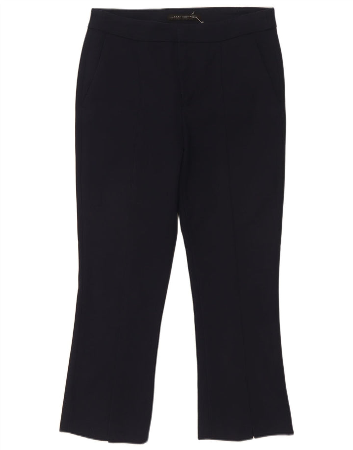 Zara Bootcut-Chinohose für Damen, Größe S, W29, L26, Marineblau