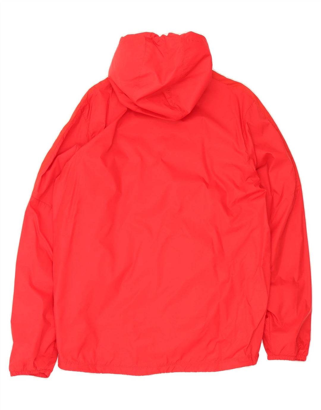 NIKE Mens Hooded Rain Jacket UK 38 Medium Red Polyester Vintage Nike and Second-Hand Nike from Messina Hembry 