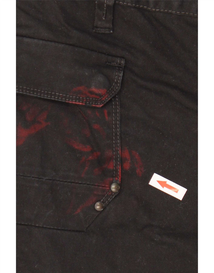 G-Star Herren Straight Jeans W29 L26 Schwarze Baumwolle