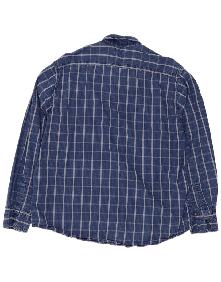 Levi's Herrenhemd XL, blau kariert, Baumwolle