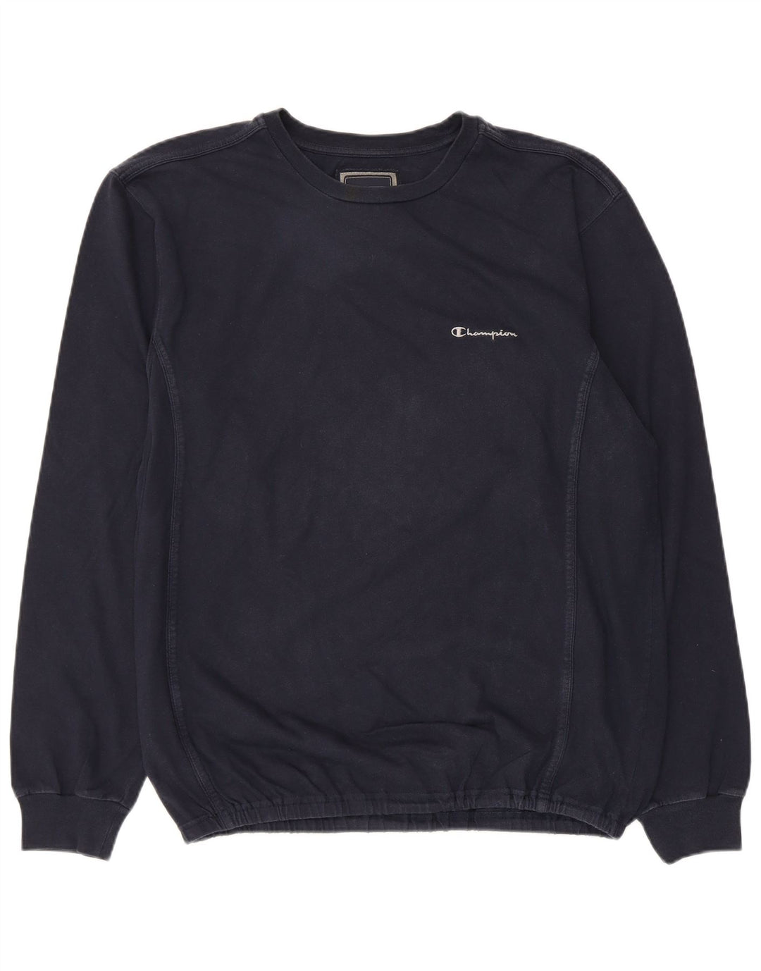 Champion Herren-Top, langärmelig, XL, Marineblau, Baumwolle