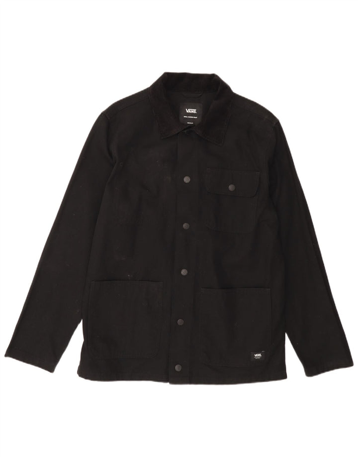 Vans Herren-Utility-Jacke aus mittelschwarzer Baumwolle