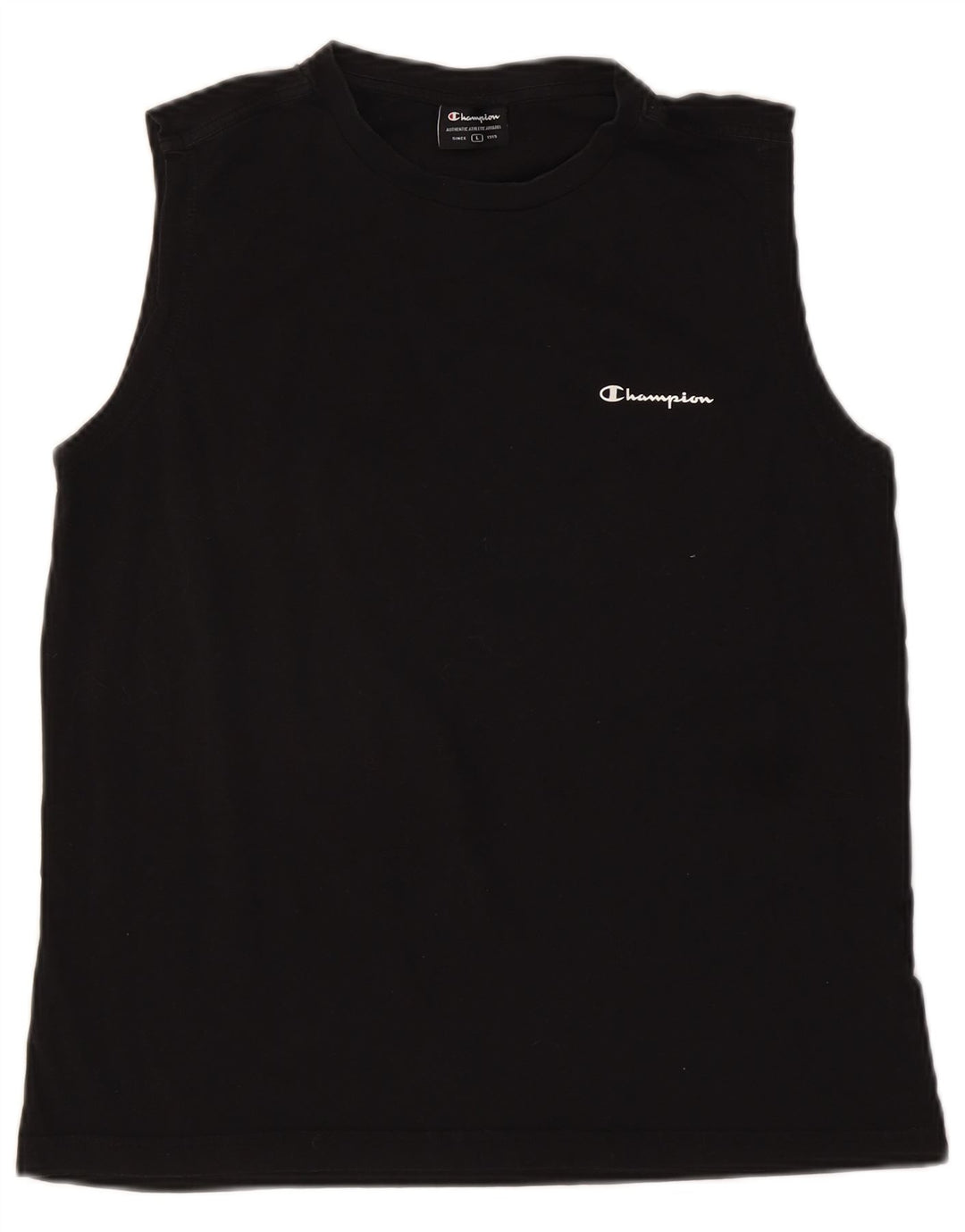 Champion Damen-Weste-Top, UK 16, Größe L, Schwarz, Baumwolle