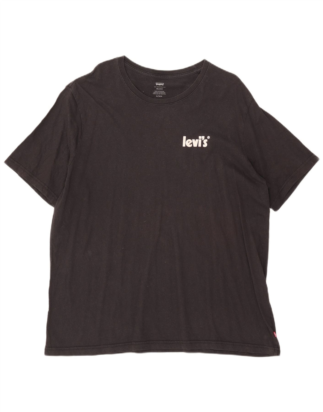 Levi's Herren Relaxed Graphic T-Shirt Top XL Schwarz