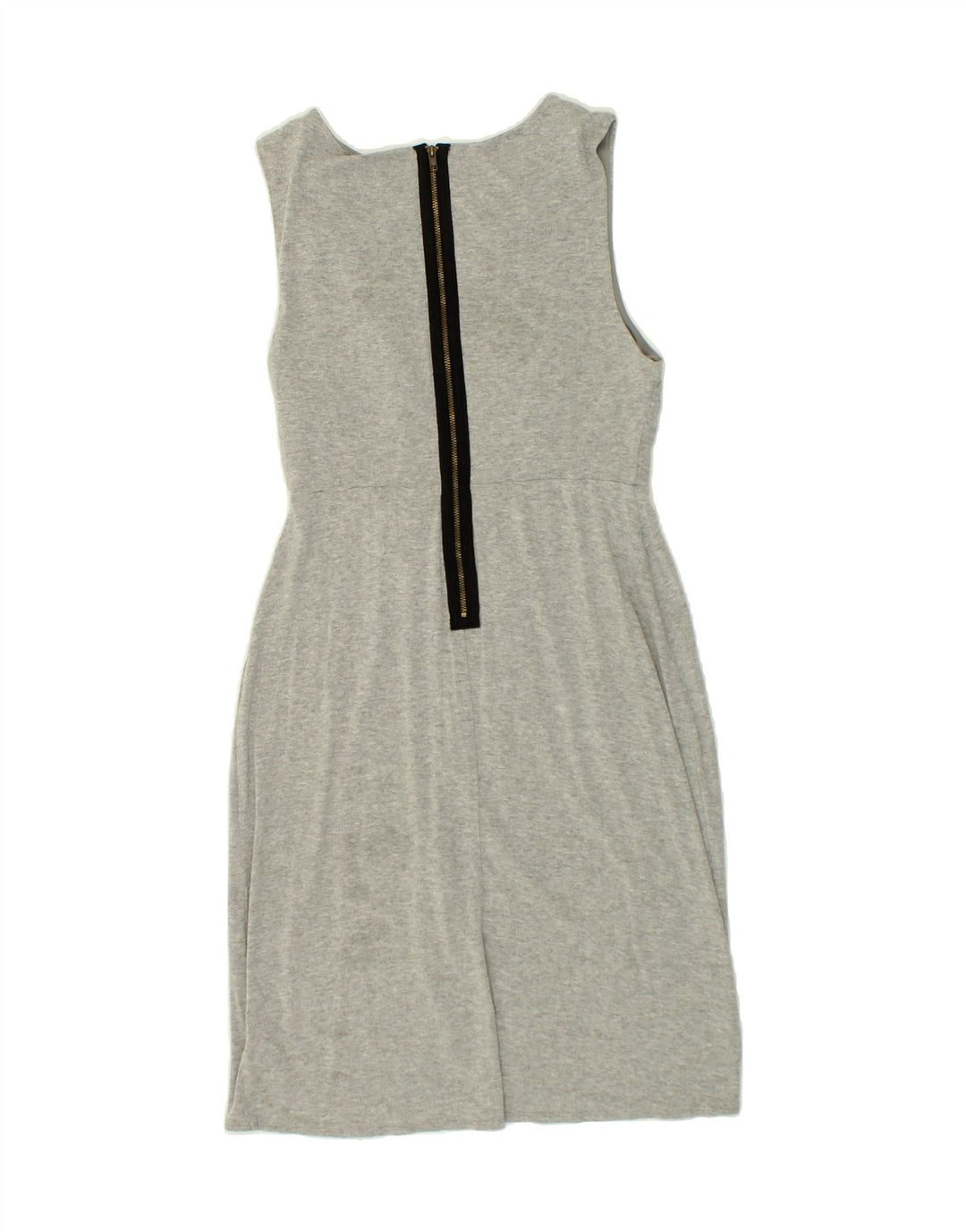MOSSIMO Womens Stretch Sleeveless Sheath Dress UK 4 XS Grey Rayon Vintage Mossimo and Second-Hand Mossimo from Messina Hembry 