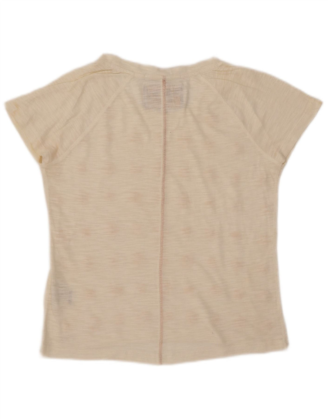 SUPERDRY Damen T-Shirt Top UK 10 Small Weiße Baumwolle