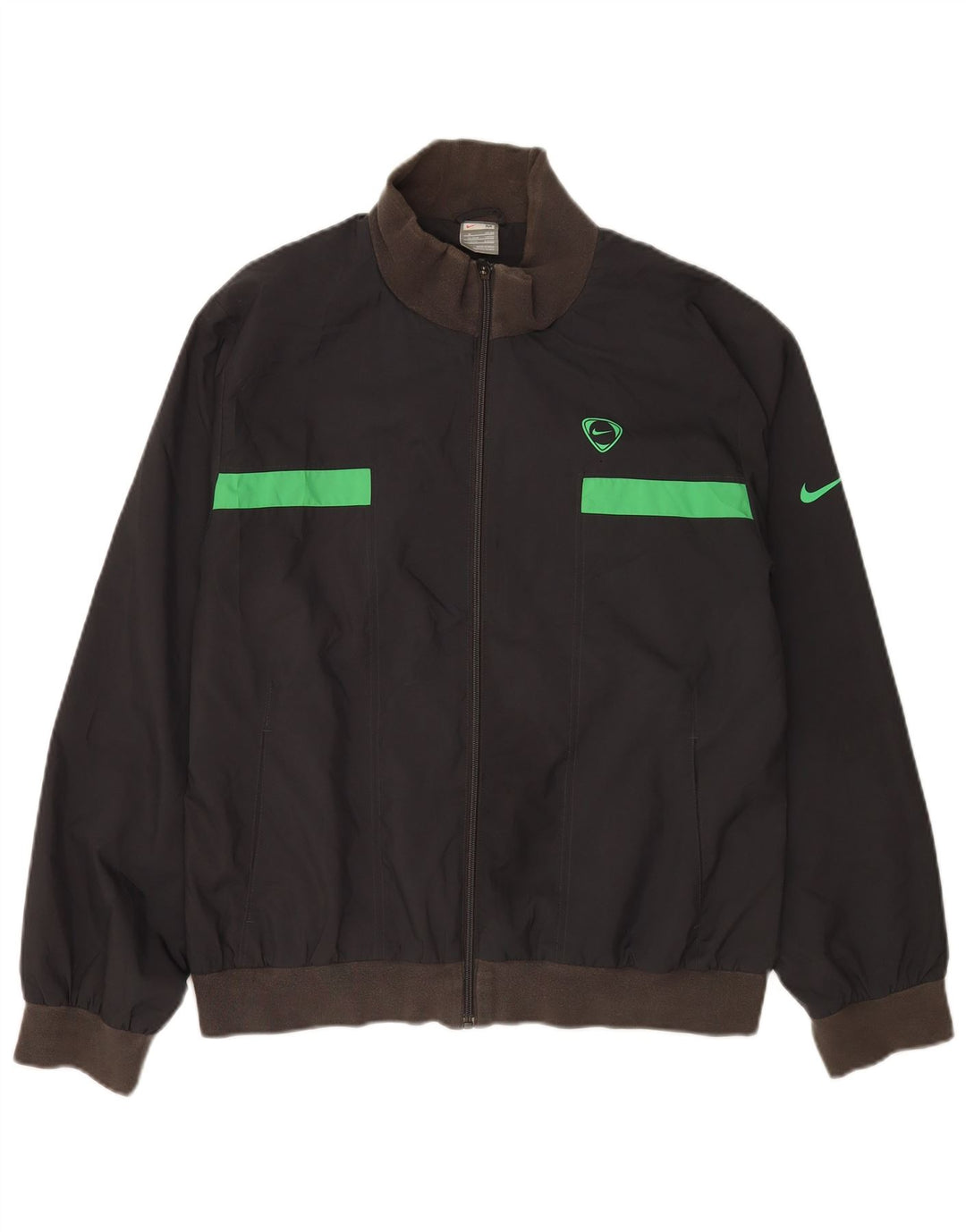 Nike Herren-Trainingsanzugoberteil, UK-Größe 39/41, mittelschwarz, Polyester, Sport