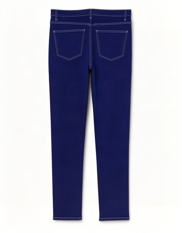 Topshop Damen Joni Slim Jeans W34 L29 Blaue Baumwolle