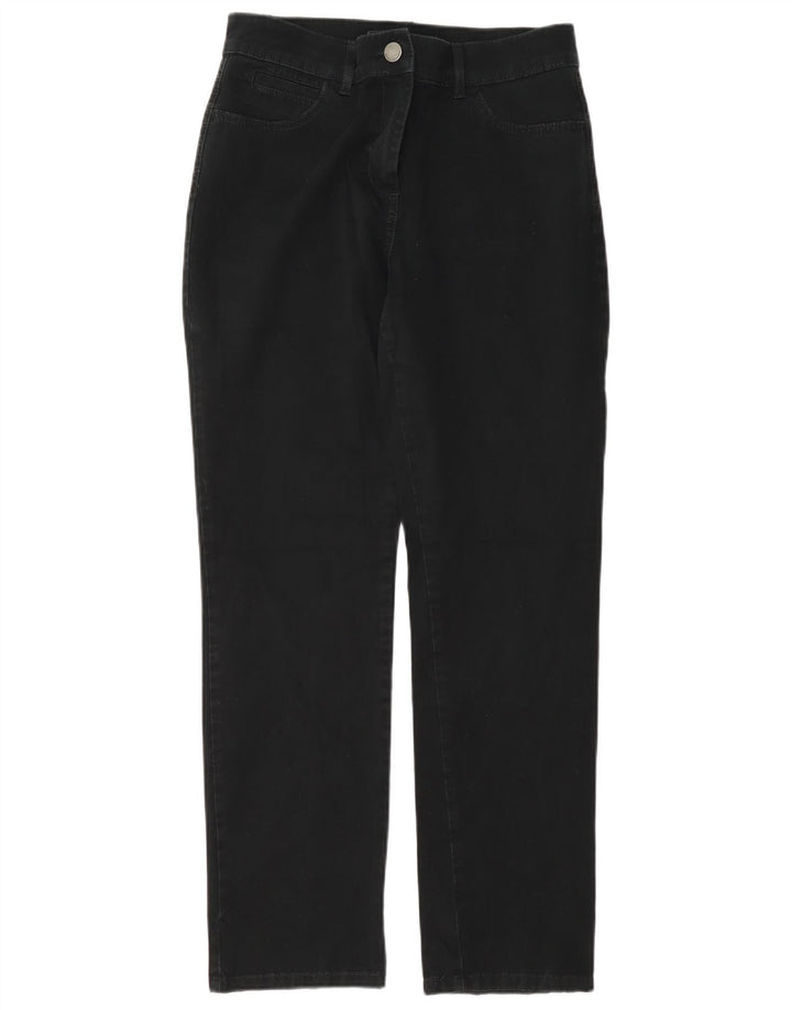 Marks & Spencer Damen Straight Jeans W32 L30 Schwarz