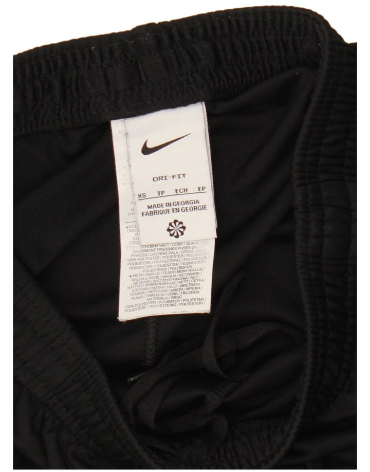 Nike Damen Dri Fit Trainingshose UK 6 XS Schwarz Polyester