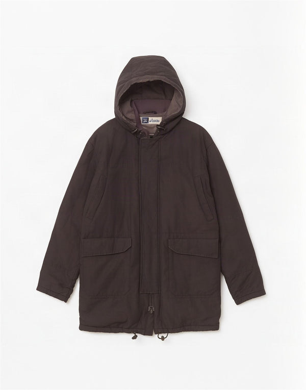 Asics Herren Kapuzenparkajacke UK 40 Large Schwarz