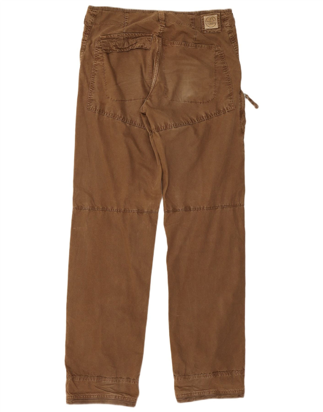 Murphy & Nye Gerade Herren-Cargohose W33 L34 Braune Baumwolle
