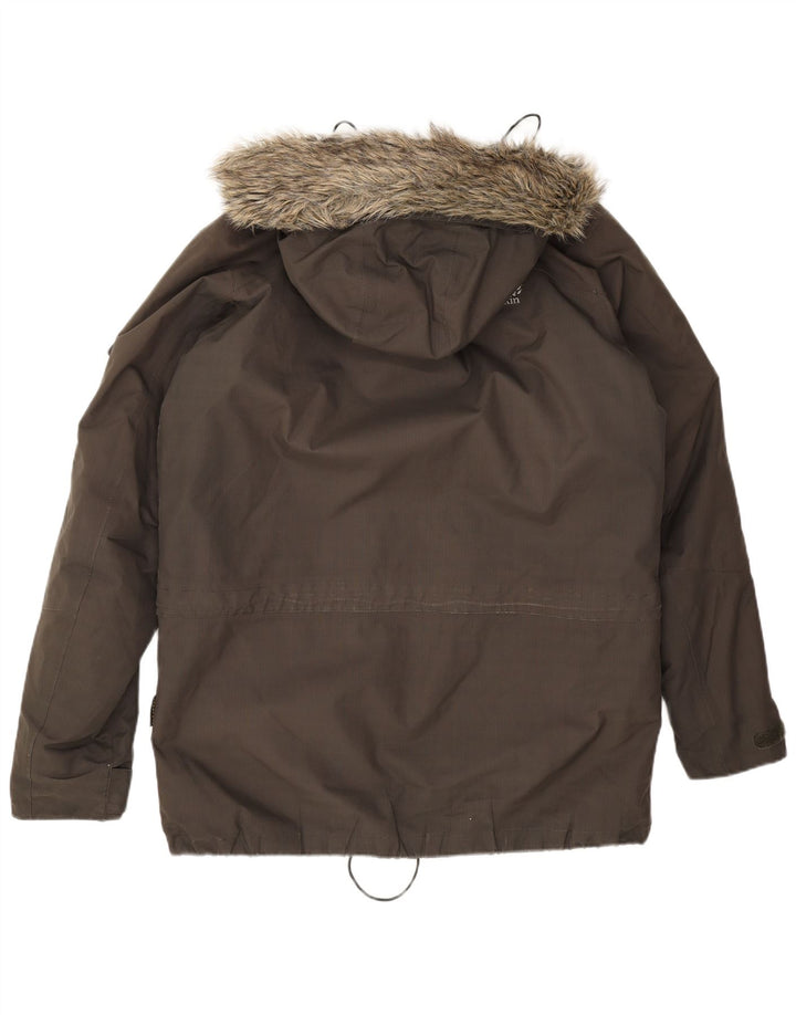 Jack Wolfskin Herren Sherpa Parka mit Kapuze, UK 36/38, Mittelgrau