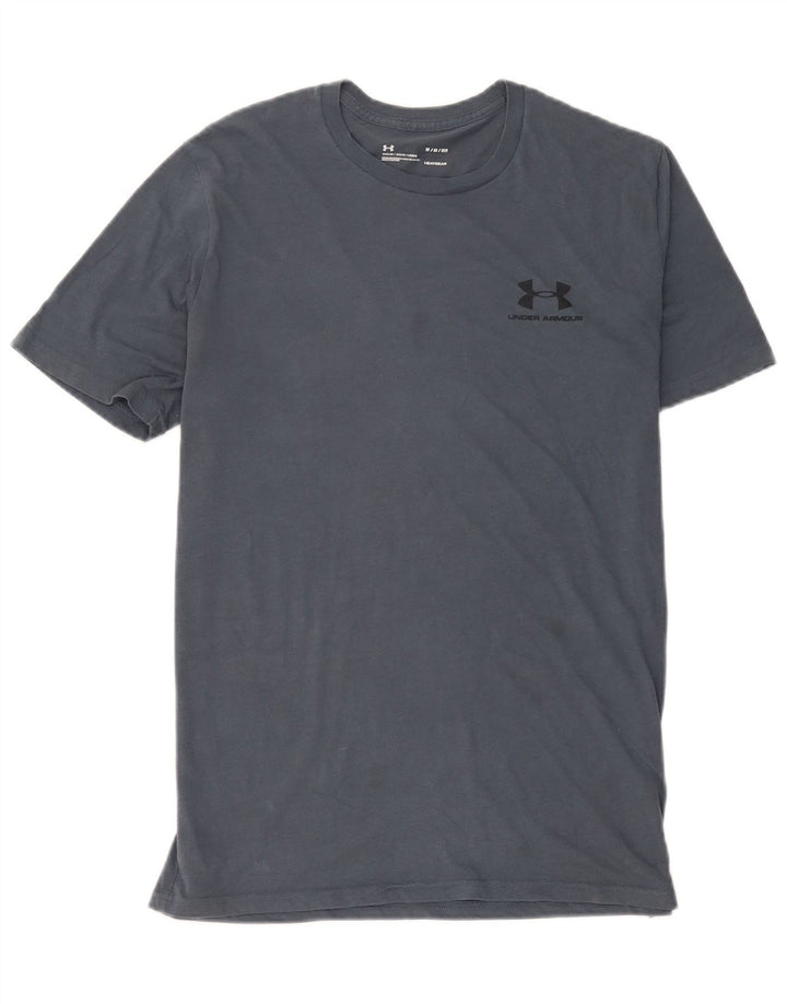 Under Armour Herren Heat Gear T-Shirt Top Medium Marineblau