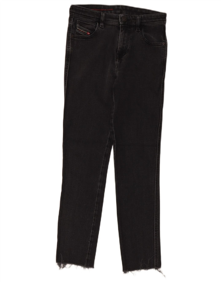 Diesel Damen Slim Jeans W24 L26 Schwarz Polyacryl