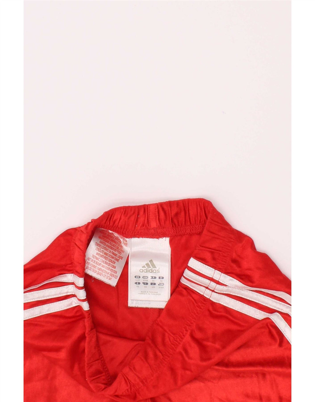Adidas Baby-Jungen-Sportshorts, 18–24 Monate, rotes Polyester