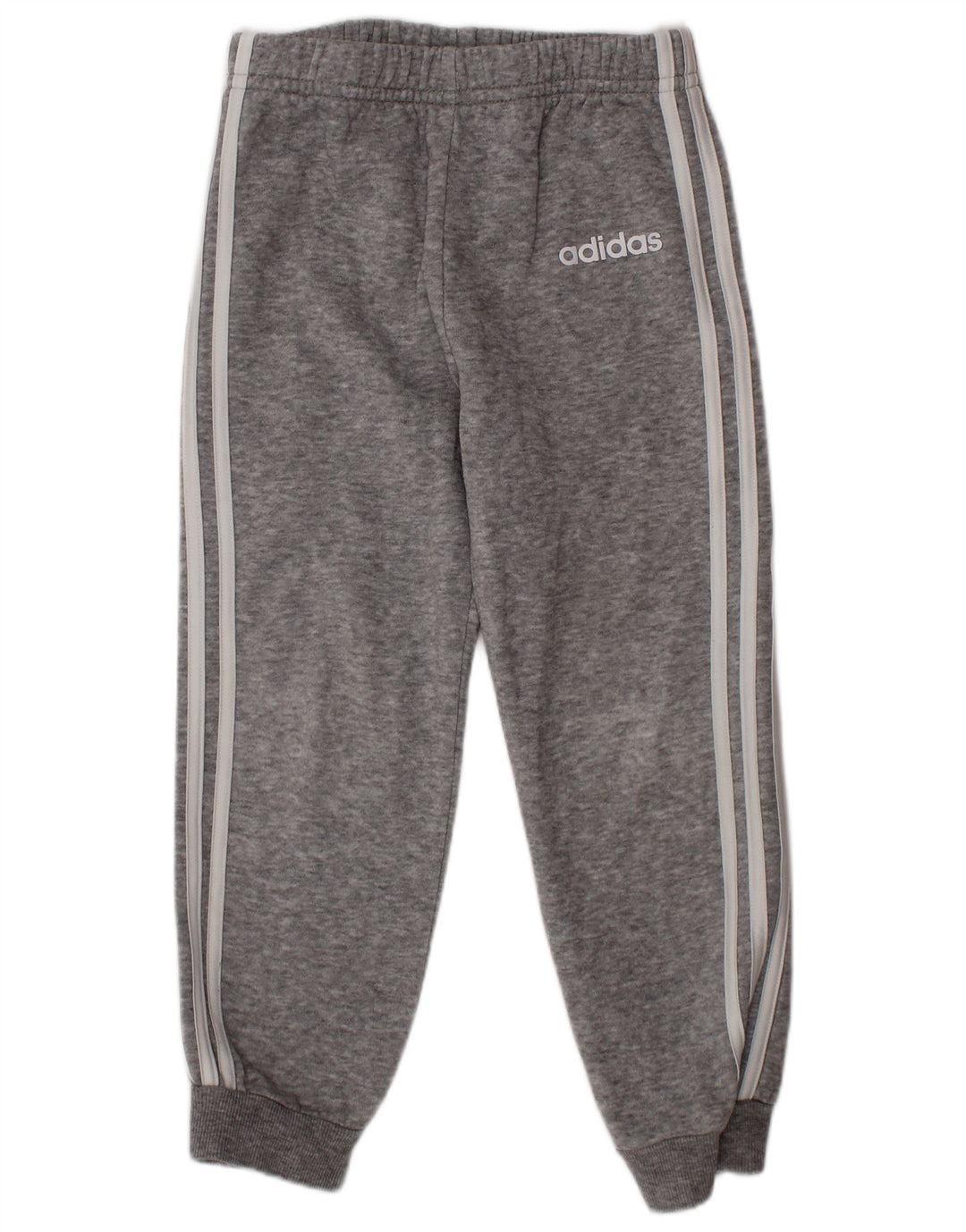 ADIDAS Jungen-Trainingsanzug mit Grafik, Jogginghose, 3–4 Jahre, graue Baumwolle