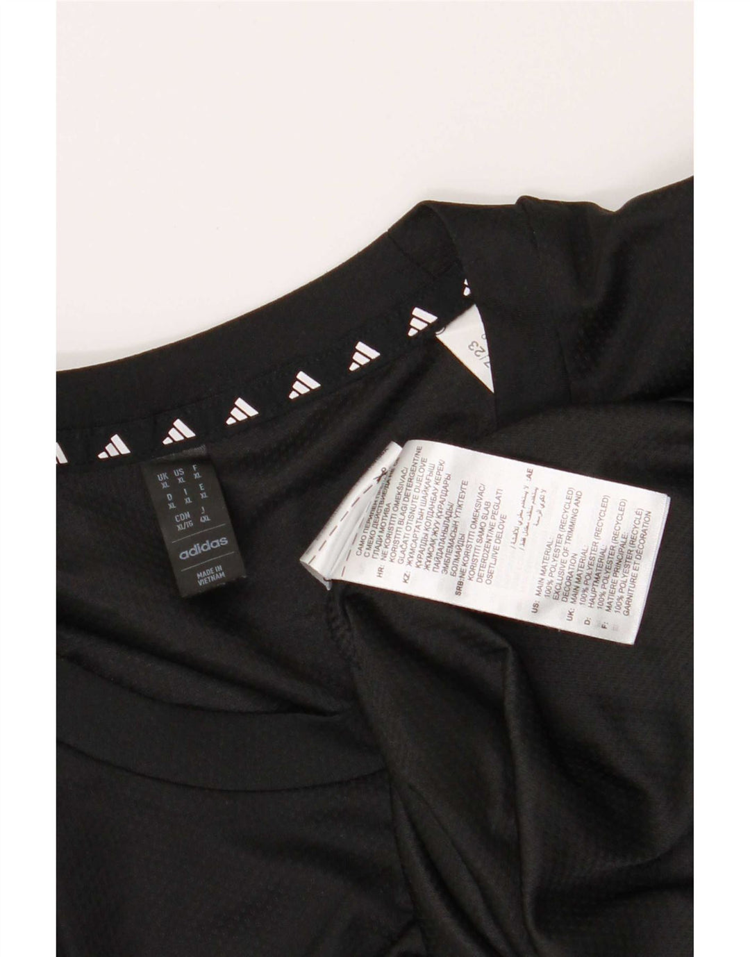 Adidas Herren Aeroready T-Shirt Top XL Schwarz Polyester