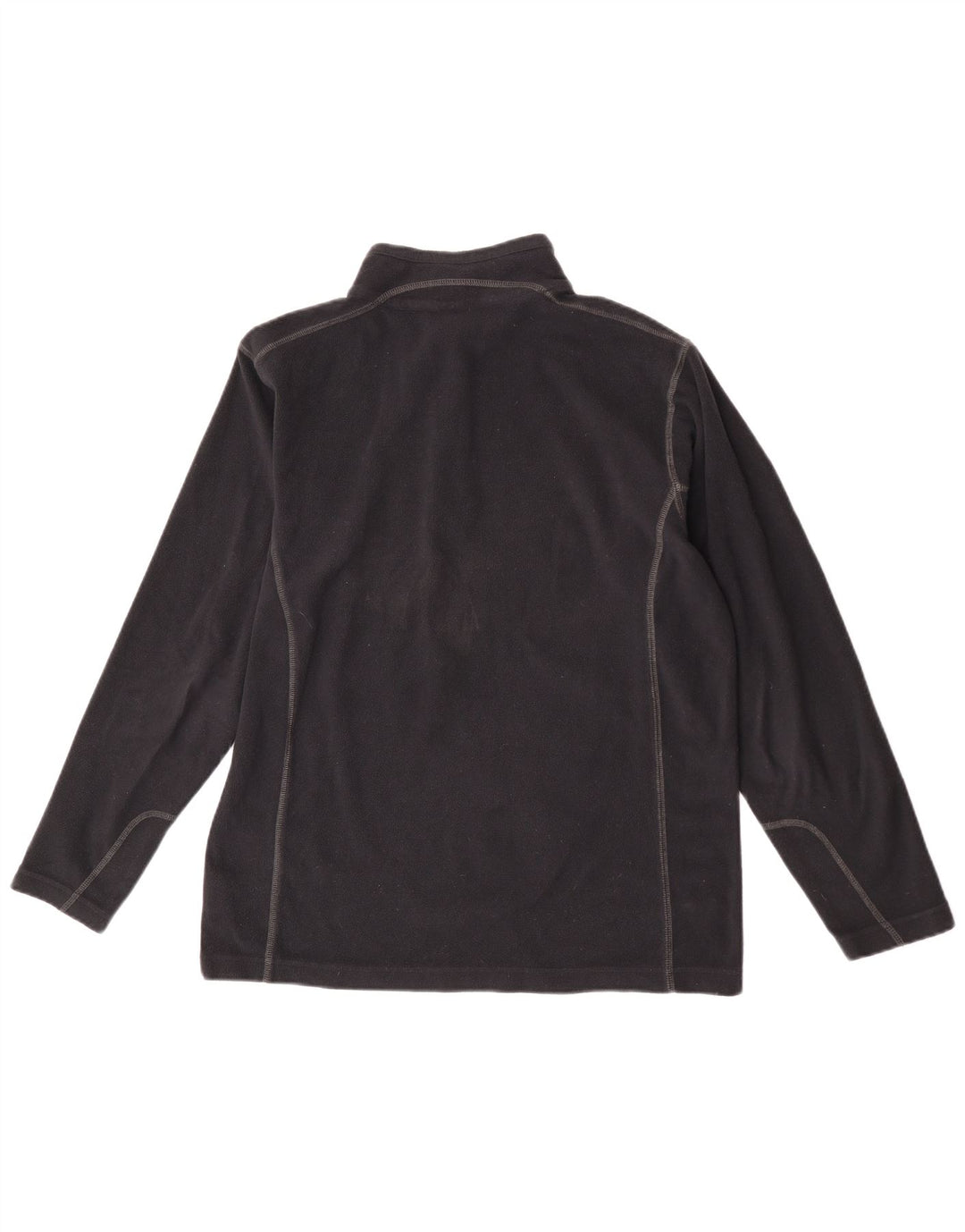 Columbia Herren-Fleecepullover mit Reißverschluss am Hals, Mittelschwarzes Polyester