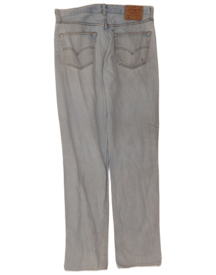 Levi's Herren 501 Straight Jeans W34 L35 Blaue Baumwolle