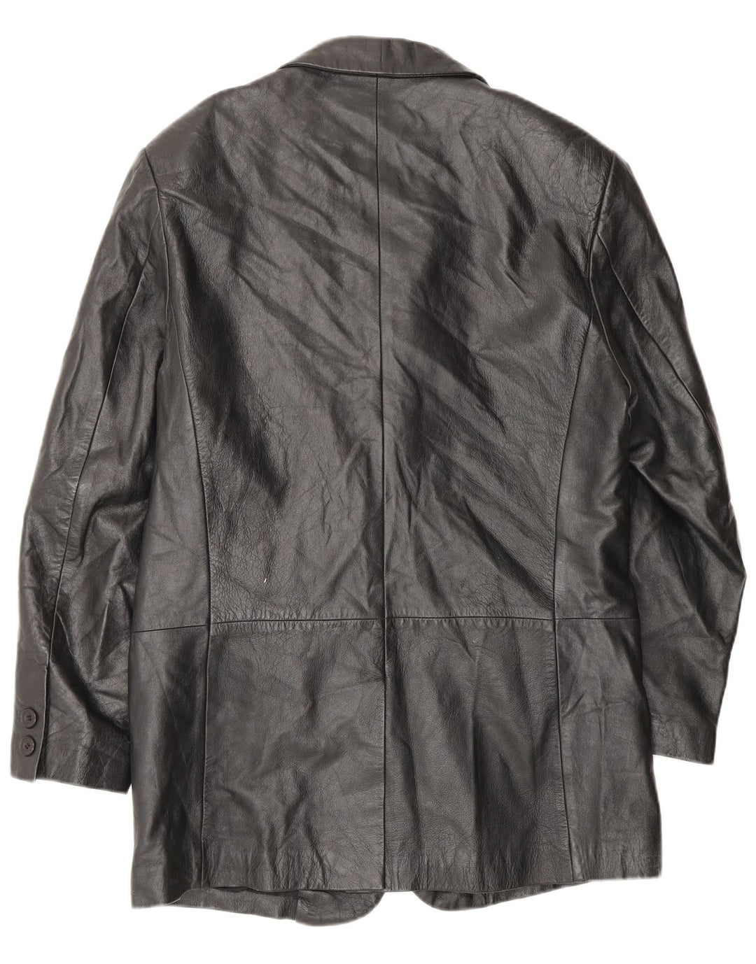 Conbipel Herren Ledermantel IT 46 Kleines schwarzes Leder