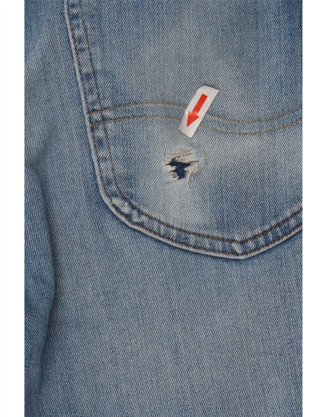 Lee Herren Luke Straight Jeans W31 L29 Blaue Baumwolle
