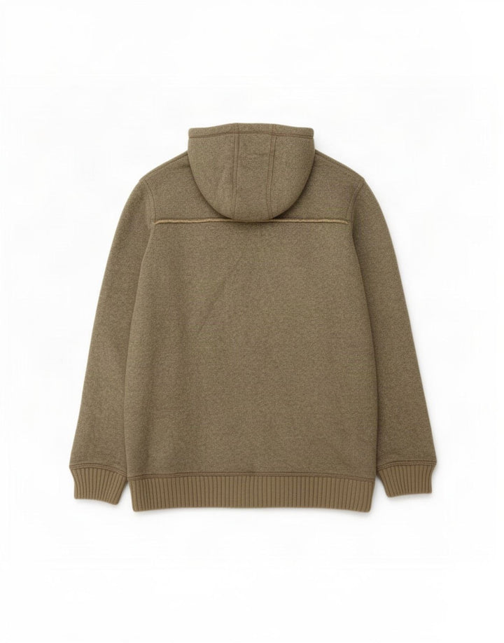 Marks & Spencer Herren-Kapuzenpullover „Harbor“, blau, mit Reißverschluss, groß, Khaki, Polyester