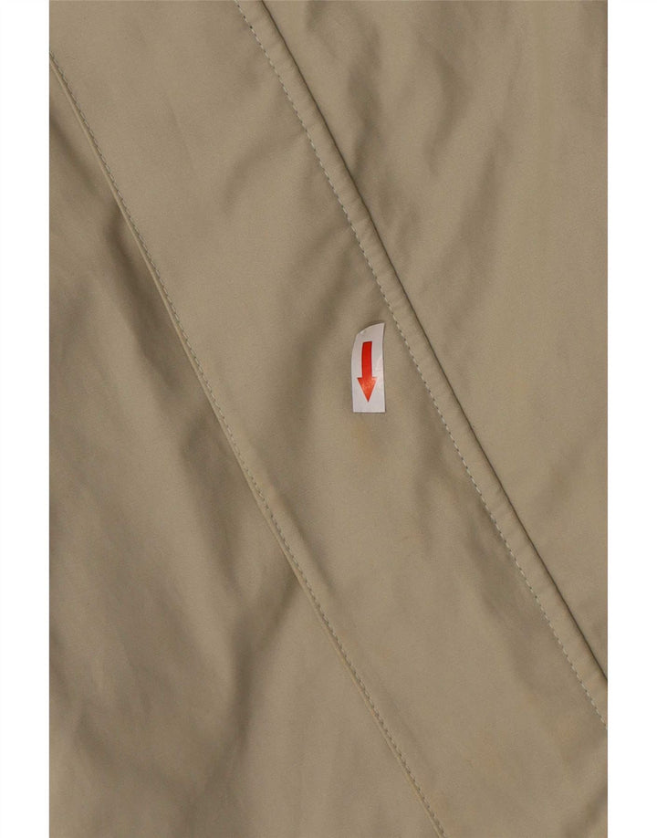 Marks & Spencer Herren Bomberjacke UK 40 Large Khaki Baumwolle