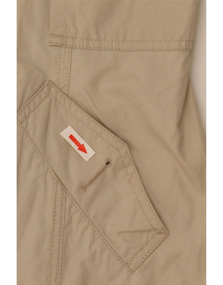 Monsoon Damen Trenchcoat UK 8 Small Beige Baumwolle