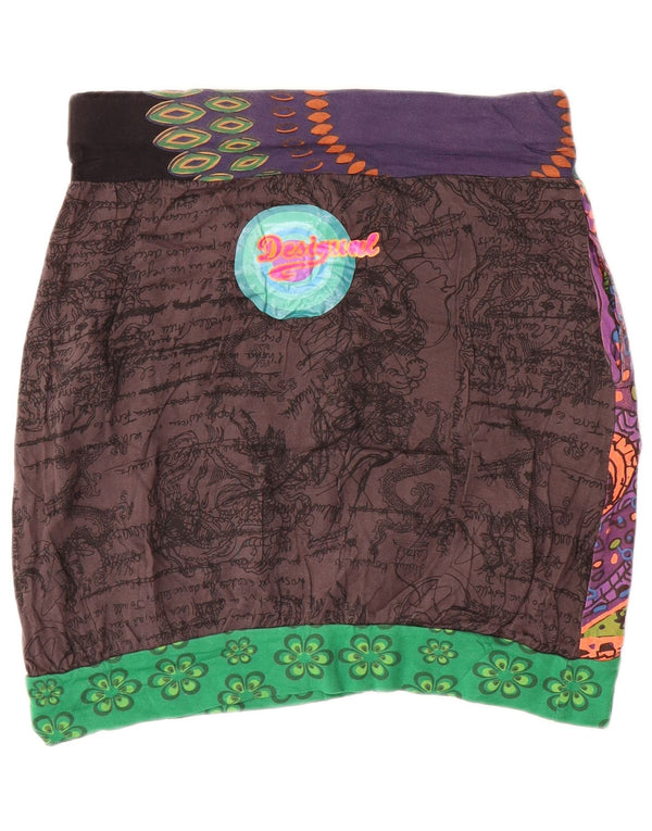 Desigual Damen Graphic Bubble Rock Large W32 Mehrfarbig