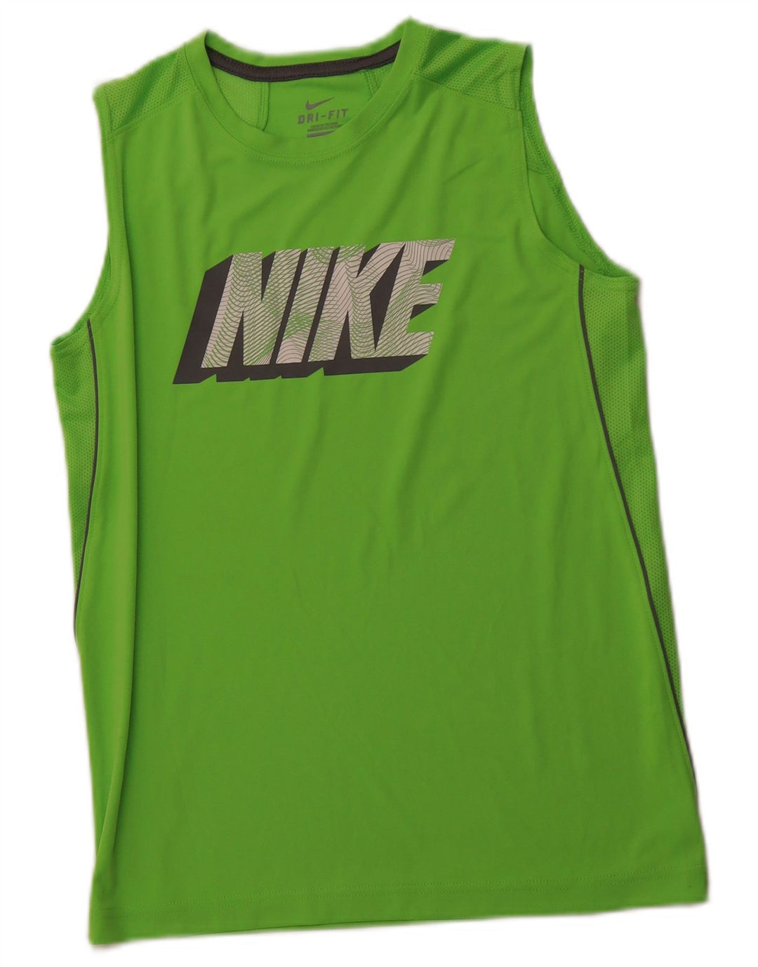NIKE Jungen Dri Fit Graphic Tanktop, 12–13 Jahre, Größe L, Grün