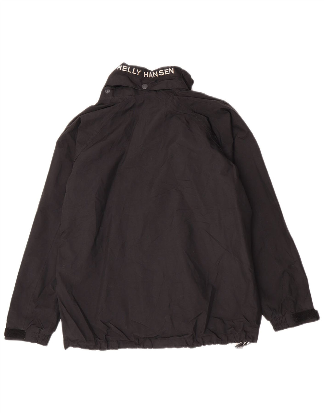 Helly Hansen Jungen-Windbreaker-Jacke, 11–12 Jahre, schwarzes Polyester