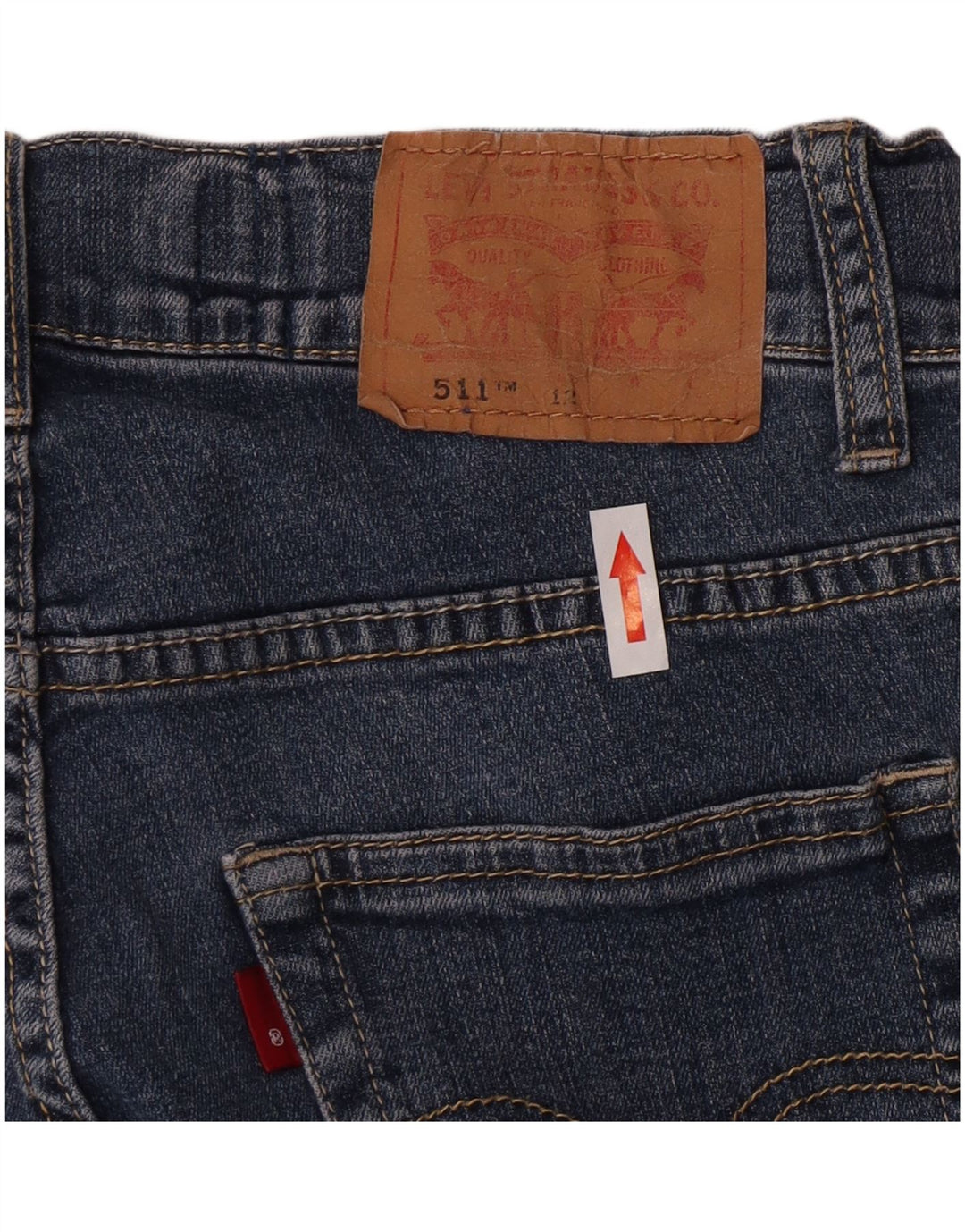 Levi's Jungen 511 Slim Jeans, 11–12 Jahre, W24 L22, blaue Baumwolle