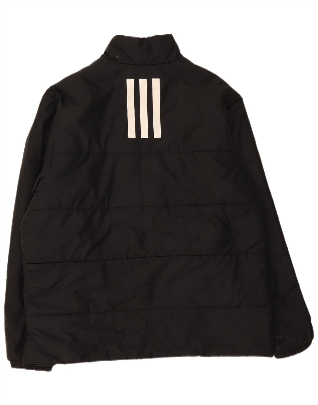 Adidas Herren Wattierte Jacke UK 42 XL Schwarz Polyester