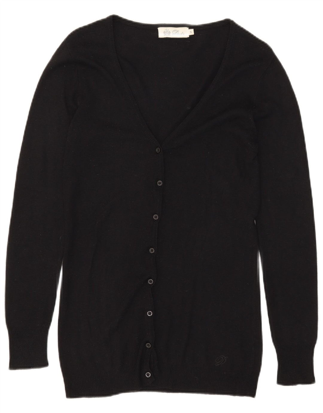 Dack's Damen-Cardigan-Pullover UK 10 Small Schwarz