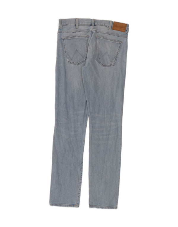 Wrangler Damen Larston Tapered Slim Jeans W30 L34 Blaue Baumwolle