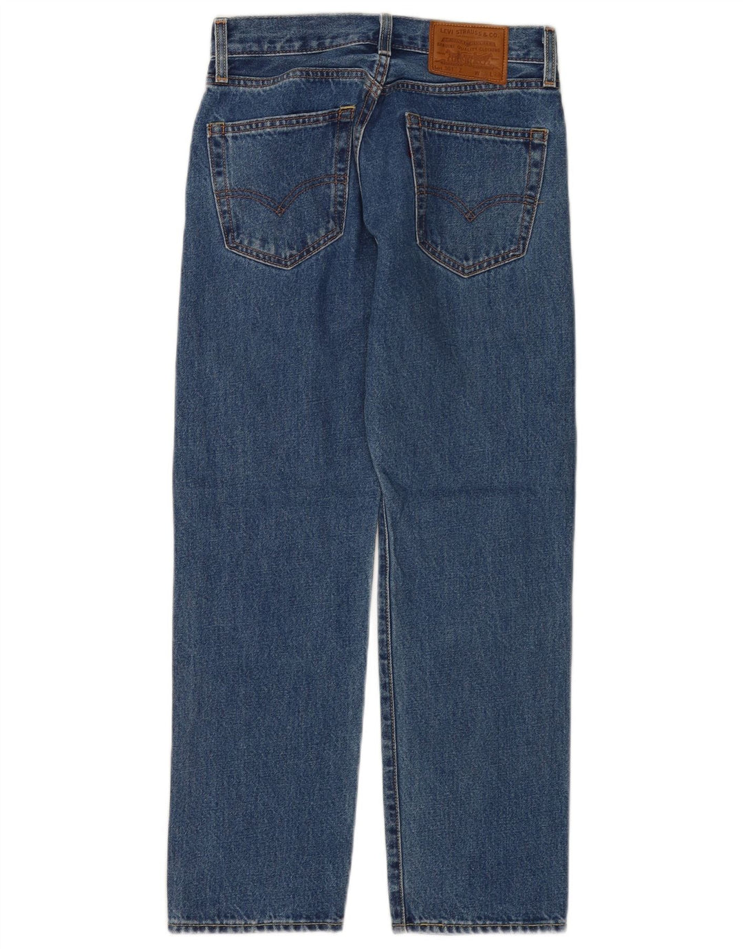 Levi's Herren 551 Straight Jeans W26 L28 Blaue Baumwolle