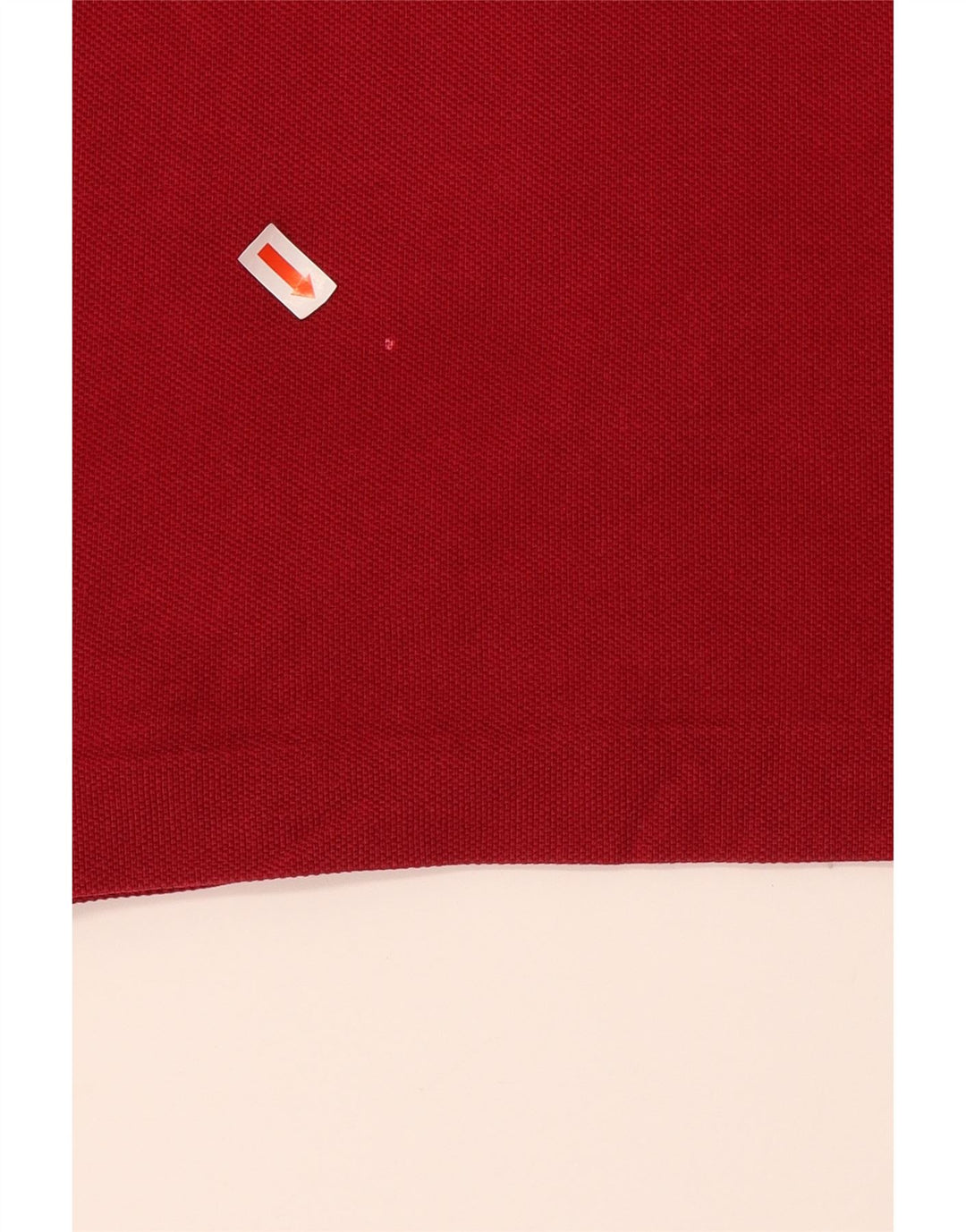 LACOSTE Mens Polo Shirt Size 4 Medium Red Cotton